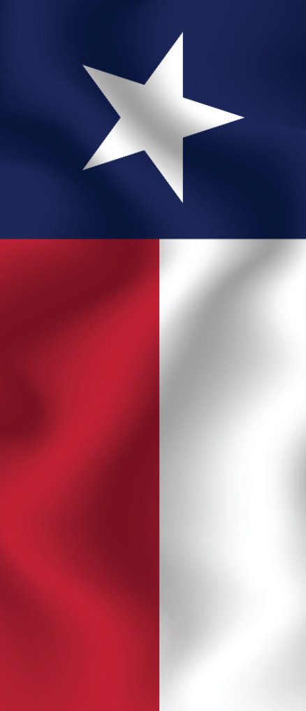 Texas Flag Door wrap