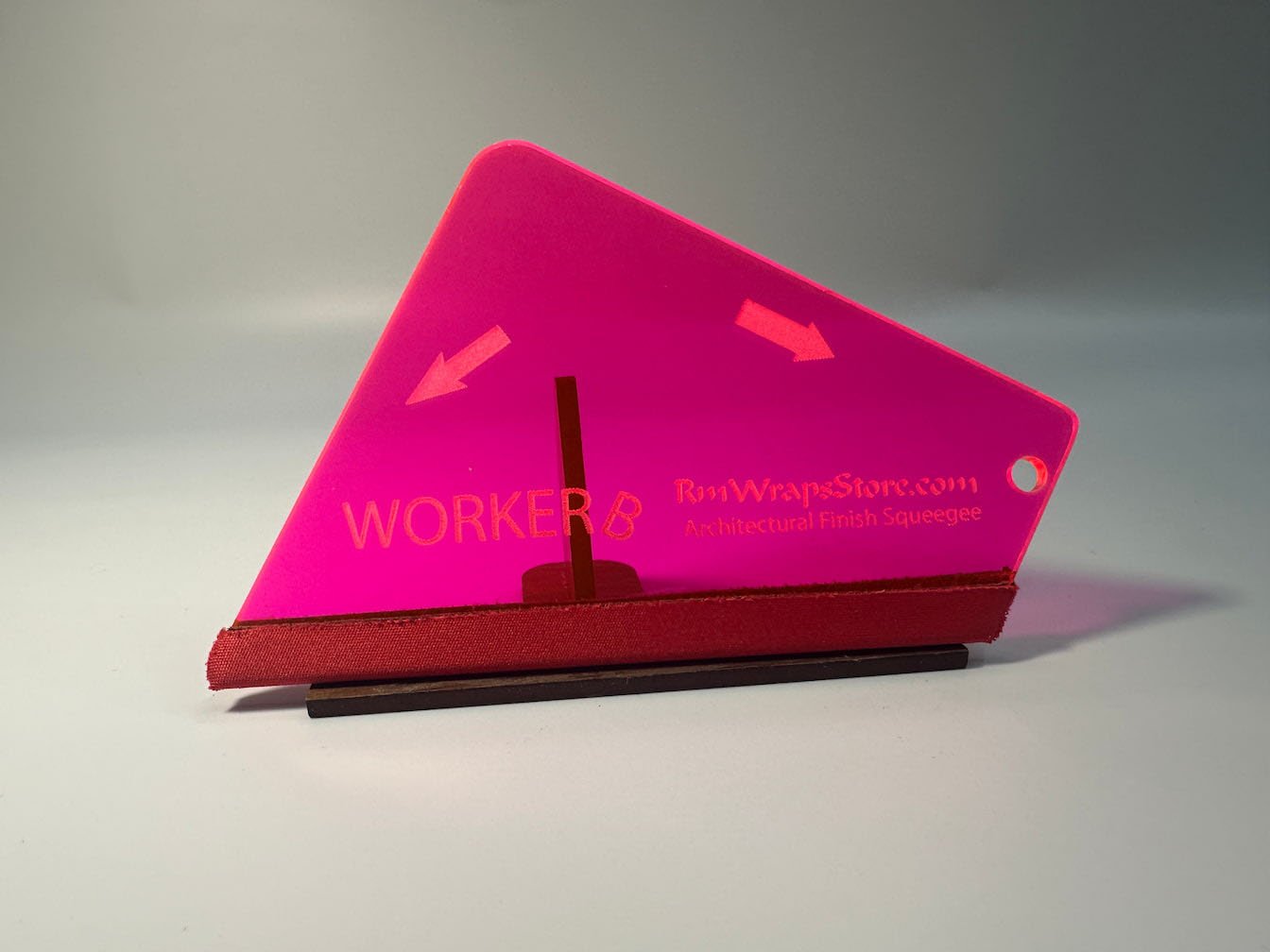 Squeegee Neon Pink Worker B Architectural film