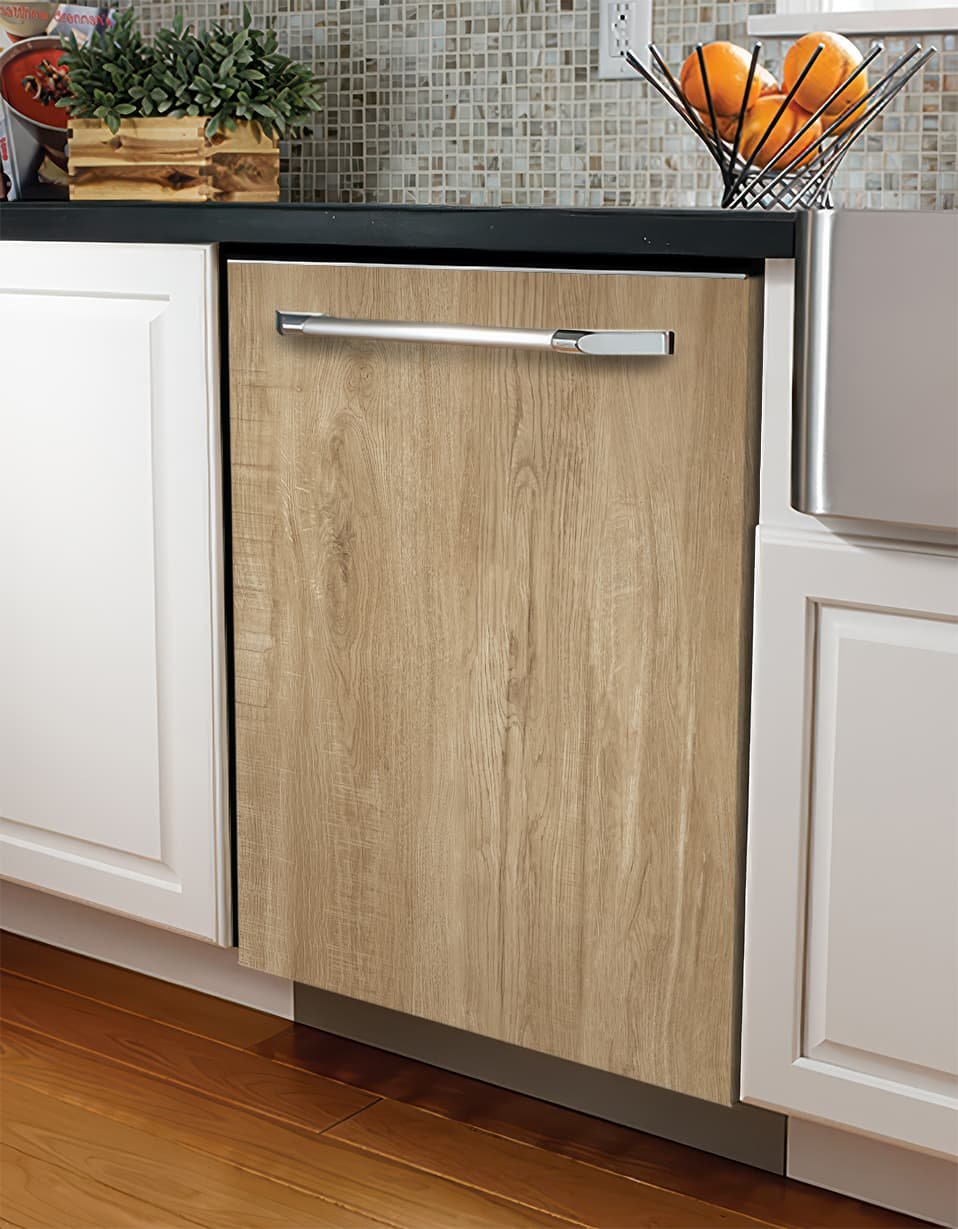 Rough Sawn Oak Dishwasher Wrap