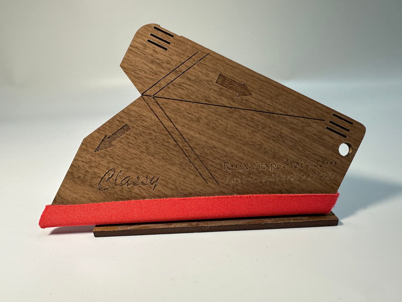 Squeegee Walnut Wood Architectural Films "Pro"