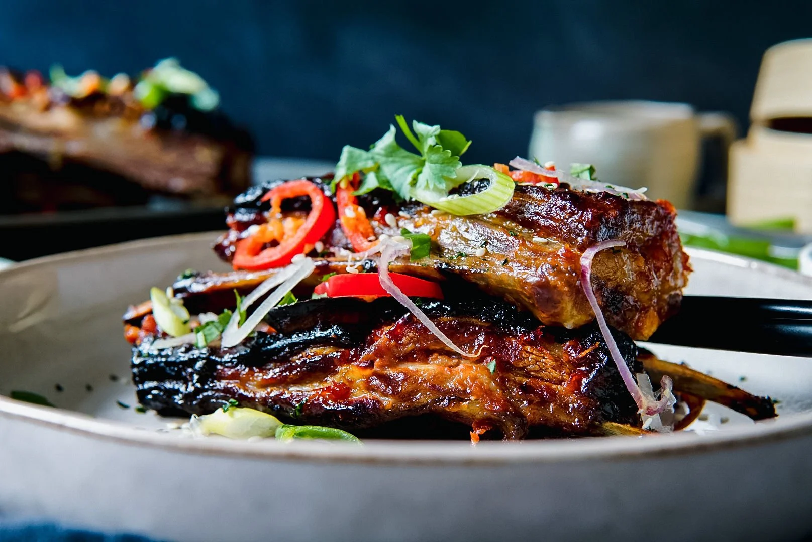 Sticky Asian Ribs & Greens - Main.JPG