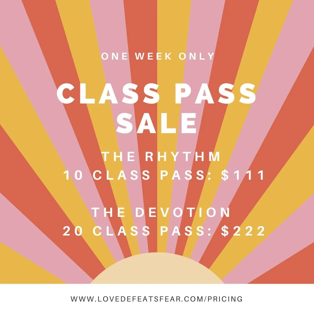 After a long winter, many of us are feeling the call back to our mats.

To move.
To breathe.
To reconnect with ourselves and with community.

For one week only, we&rsquo;re offering two special class passes to support your return to practice:

The Rh