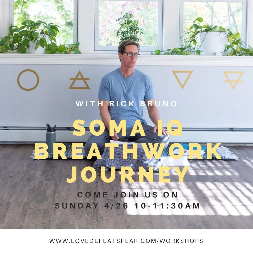 Soma IQ&reg; Breathwork Journey
🫁 Sunday 4/26 | 10&ndash;11:30am
✨ with Rick Bruno

In a world that constantly pulls us into the mind, Soma IQ&reg; Breathwork offers a pathway back into the innate intelligence of the body.

This somatic-based breath