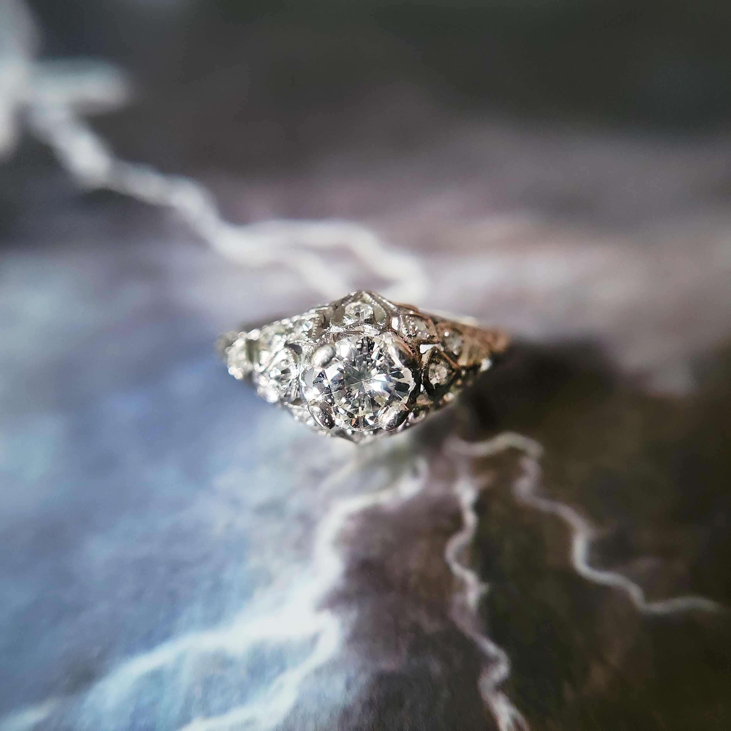 is it just me or does this ring have a high setting? is that a problem? :  r/EngagementRings