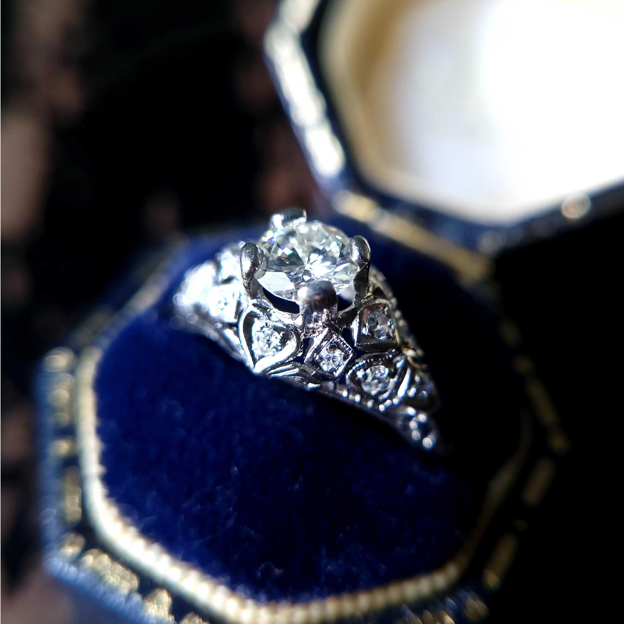 High-Polish 3-Piece Ring Set Diamond Accents 14K Yellow Gold | Jared