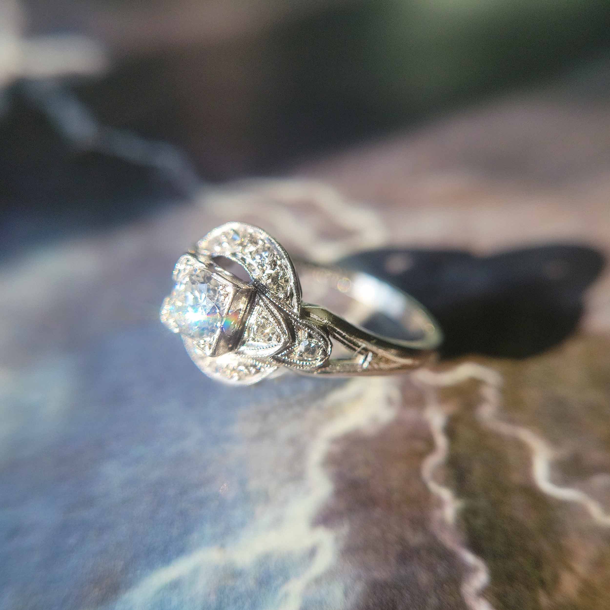 Vintage Diamond Engagement Rings | The Antique Jewellery Company