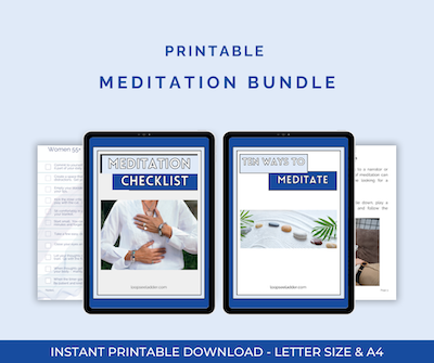 Meditation Bundle Graphics