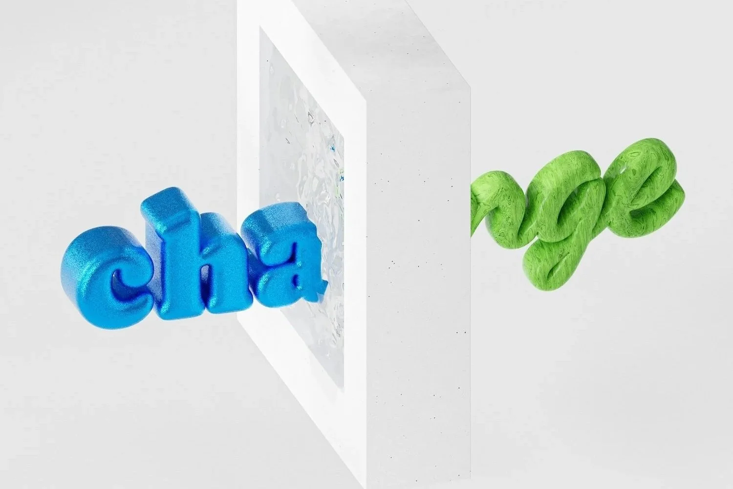 A graphic about the word change through a frame to represent women over 55 meeting challenges head on and thriving.