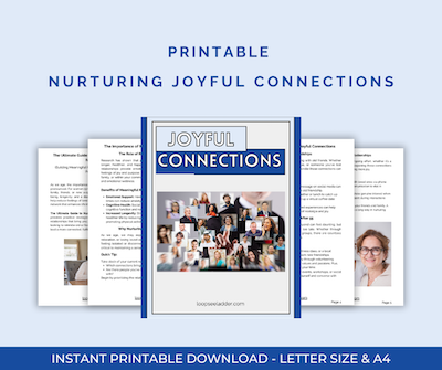 Nurturing joyful connections graphic.