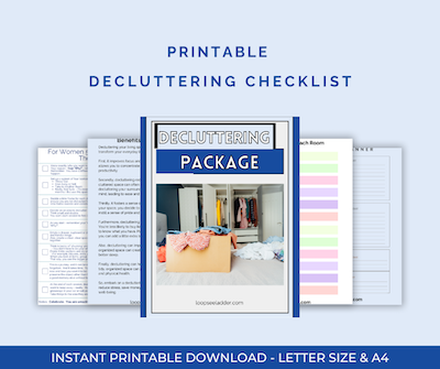Decluttering Checklist Package Graphics