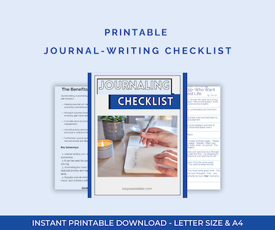 Journaling Checklist Graphic