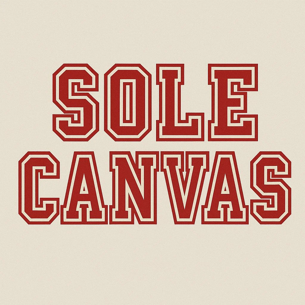 Text reading 'SOLE CAVAS' in red outlined block letters on a light background.