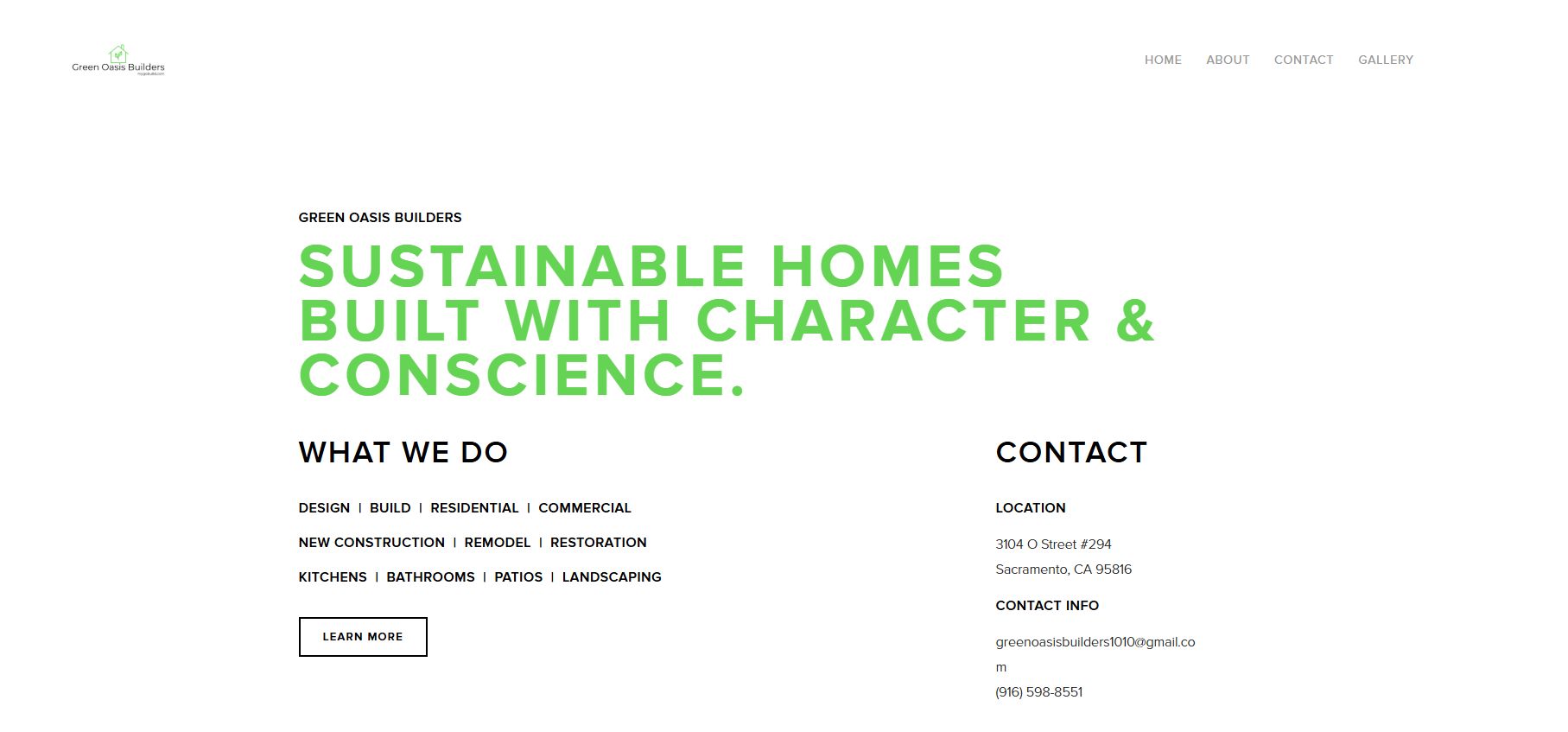 green oasis builders