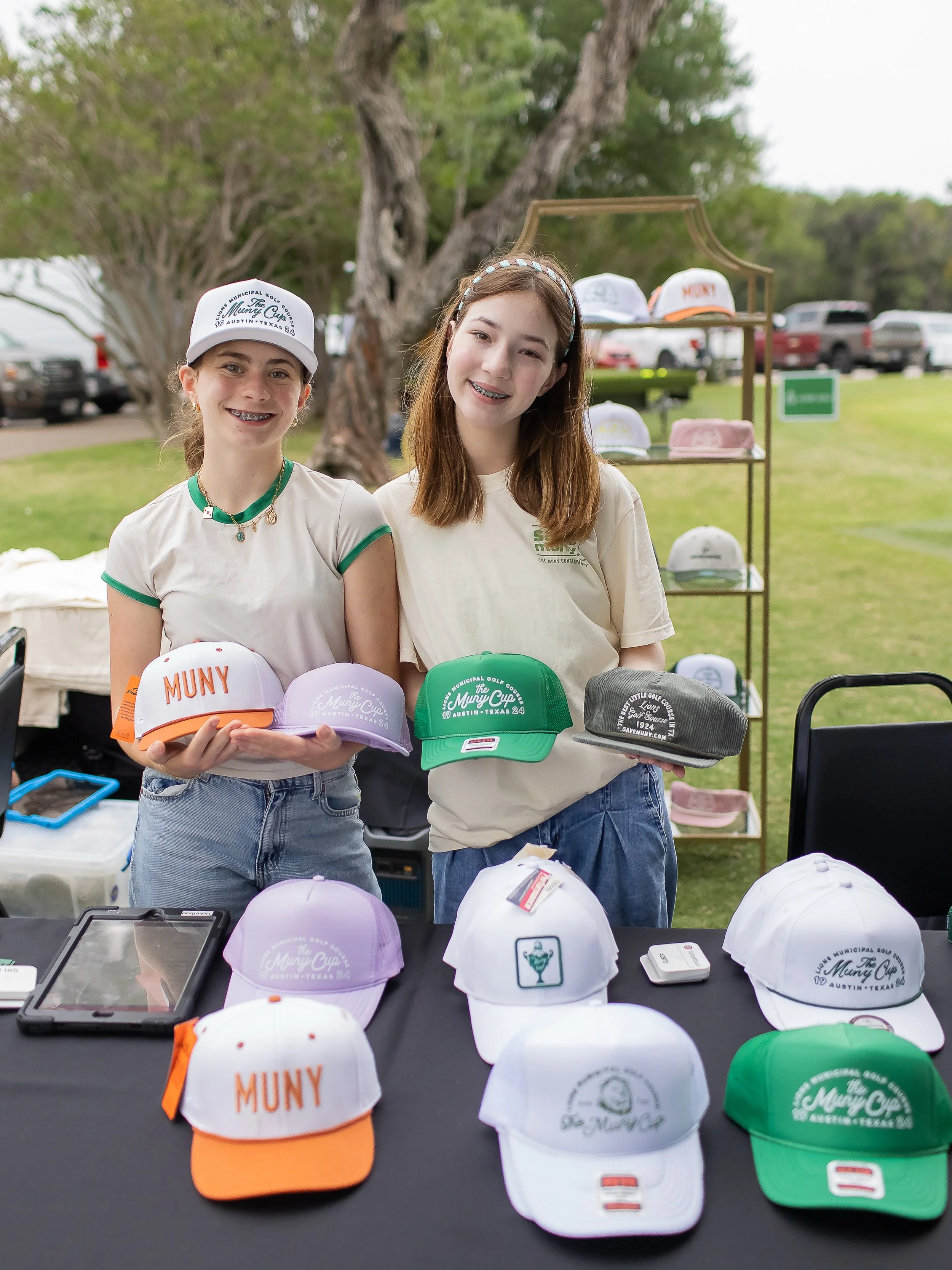 Muny Merch Alert‼️ Missed out on grabbing a hat or tee at The 19th Hole Party? Don&rsquo;t stress &mdash; we still have some great items available in our online shop 💚 Shop now through the link in bio or on our website!

📸: @tyleratx