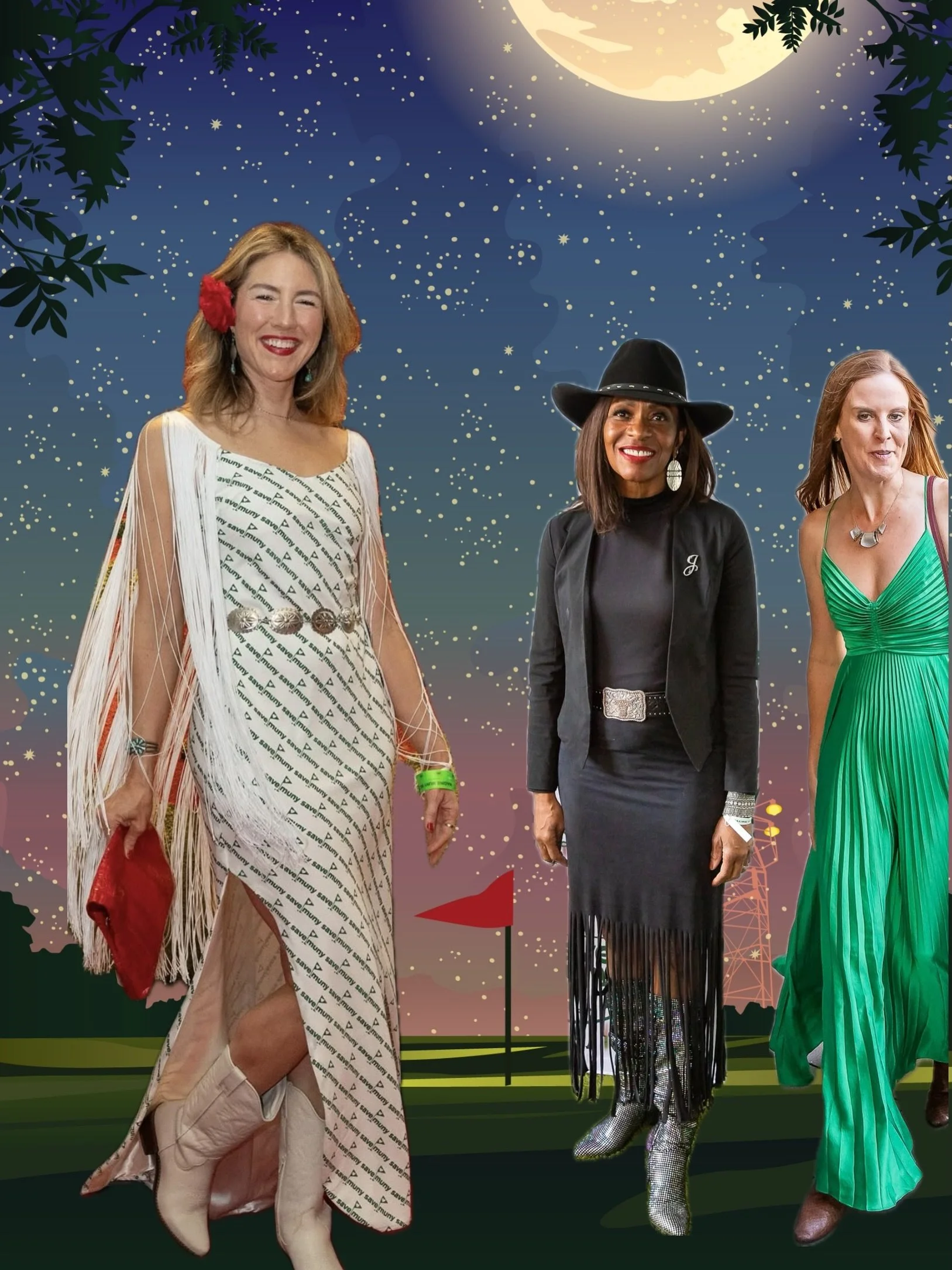 Imagine Muny 5 Outfit Inspo ⭐️⛳️

From cocktail dresses and statement boots to classic suits and bold colors, it&rsquo;s time to start planning your look for an unforgettable night at ACL Live on September 10th!✨🤠

Swipe for some past years classics