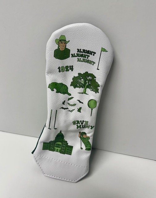 White/3 wood or hybrid headcover