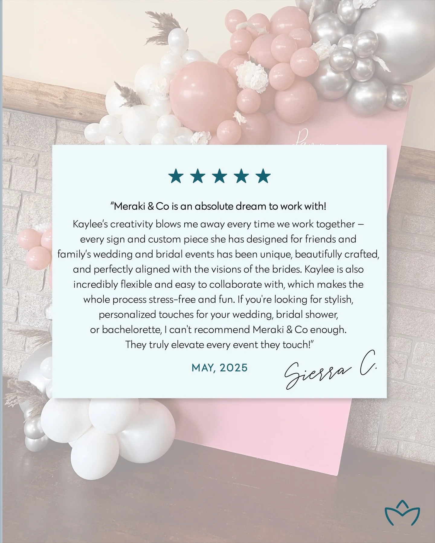 Some late night love from our incredible clients ღッ
&bull;
&bull;
We&rsquo;ve had the pleasure and privilege to work with @sierracoughlin_ on several stunning events, each with their own unique vision - needless to say it&rsquo;s always the best time