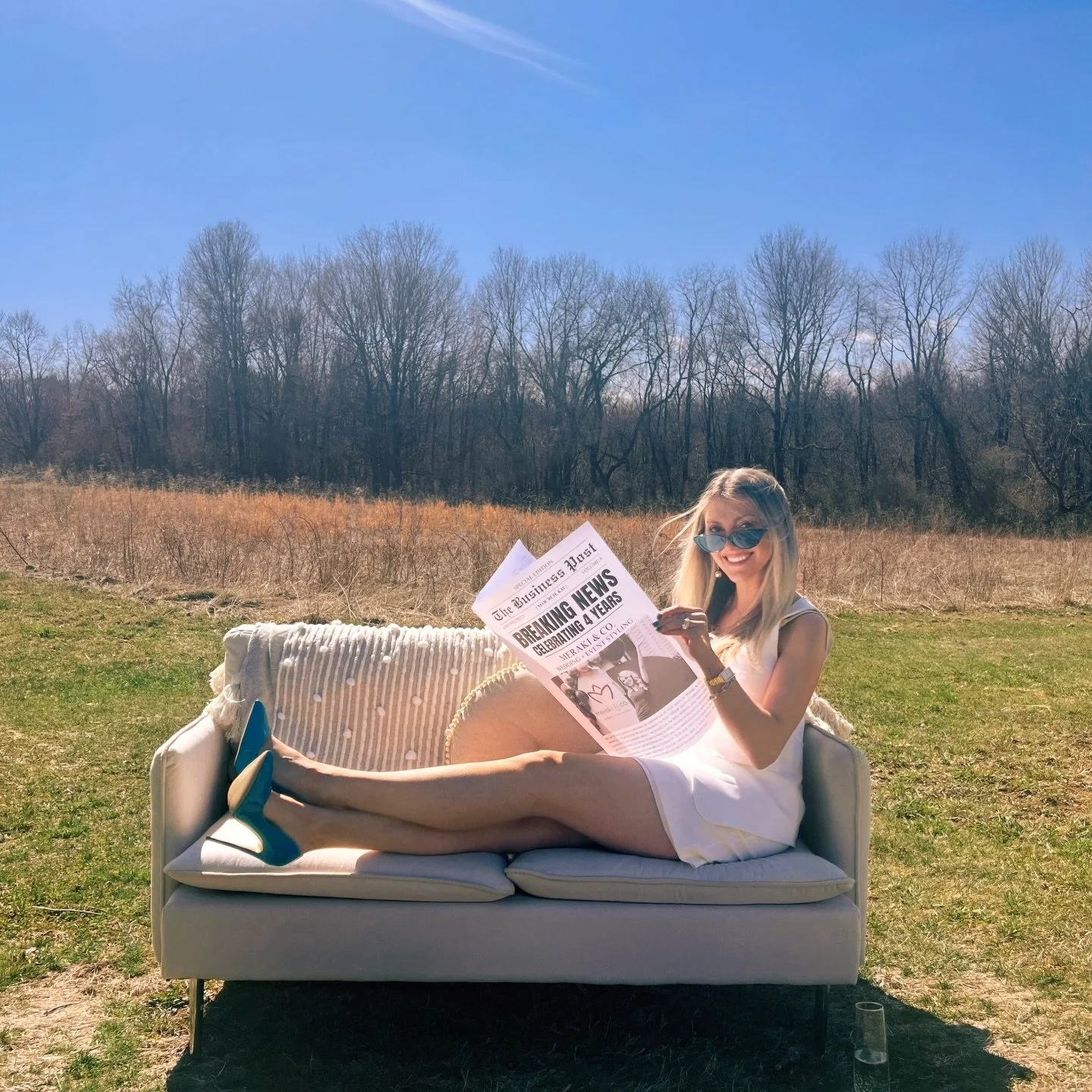 So unbelievably grateful, thankful, honored, and proud to be celebrating 4 full years of Meraki &amp; Co.🩵✨🫶🏼
&bull;
Reflecting over the last four incredible years in business, it is so surreal for me to comprehend where Meraki &amp; Co. is today?