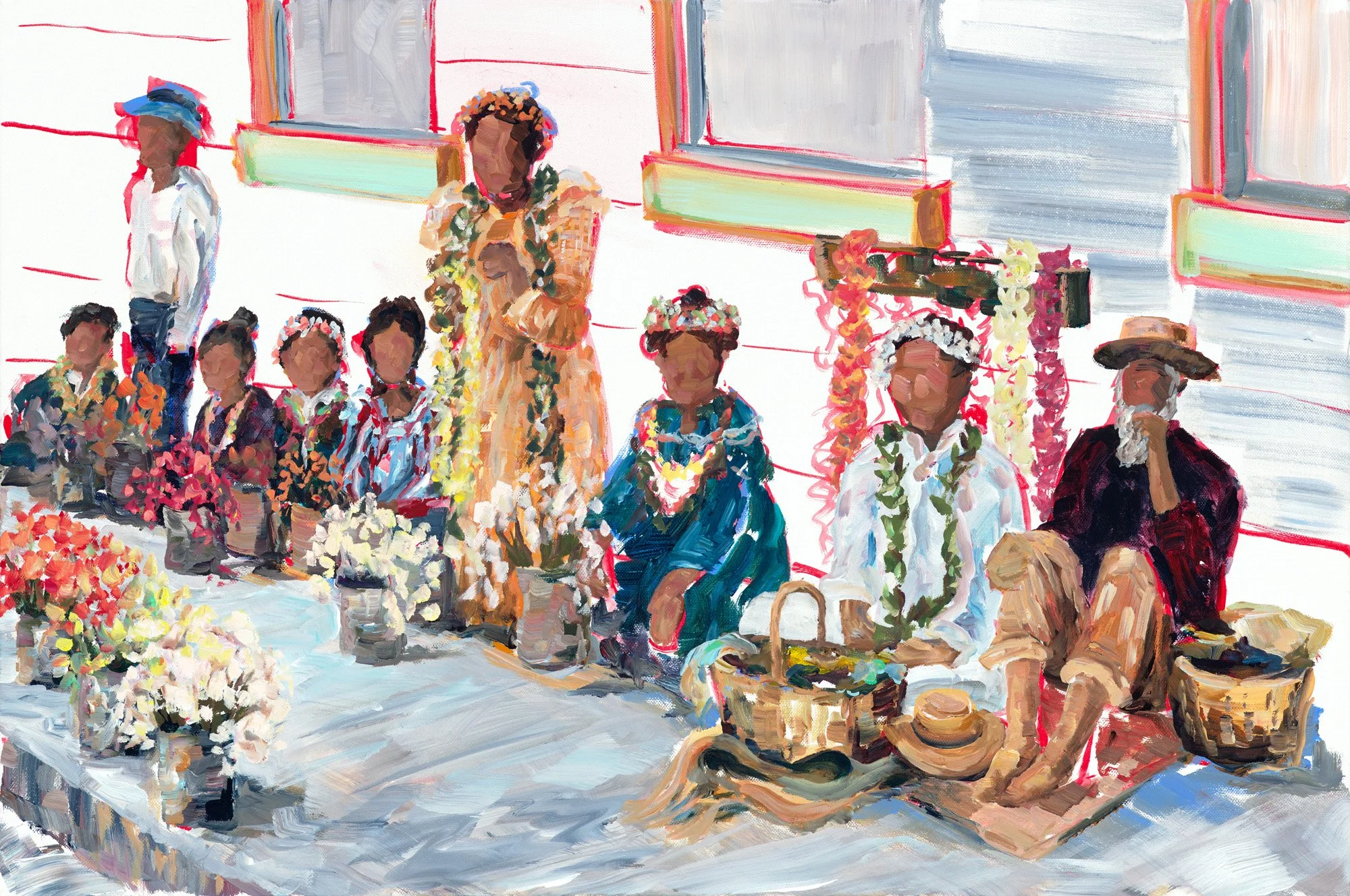  A Hui Hou . Acrylic & Oil on canvas.  20 x 30 in. Private Residence. Kohanaiki Club, Hawaii.
