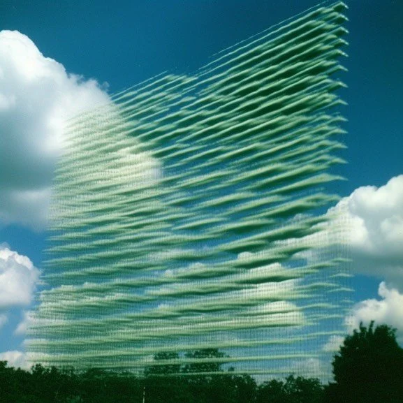 Experimenting with a new midjourney series called Wave Clouds that envisions audio spectrograms, waveforms, and other acoustic phenomena as cloud formations.

#wip #ai #midjourney #spectrograms #cloudscape #waveclouds #weekendvibes