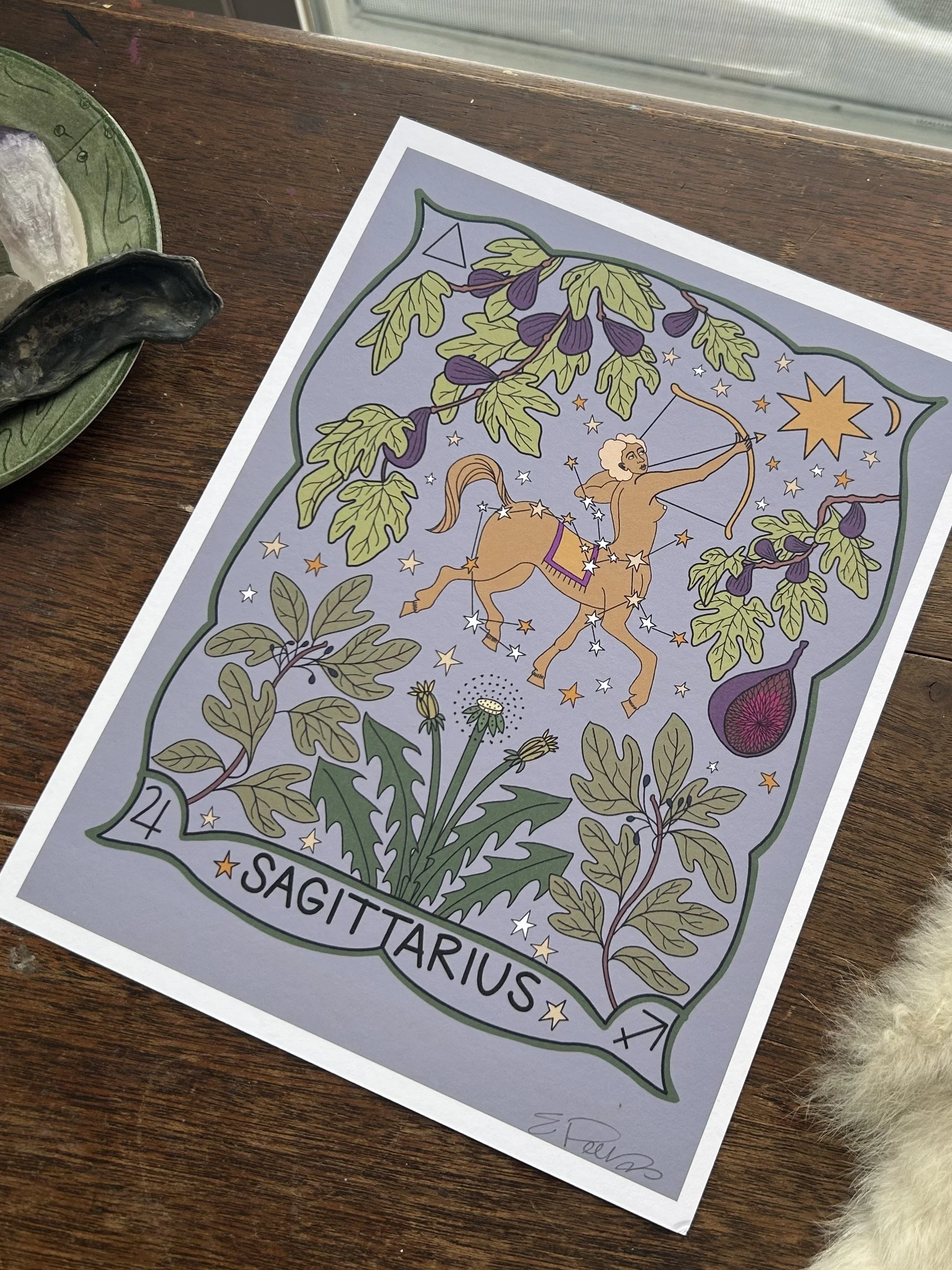 Sagittarius 8.5 X 11" Print