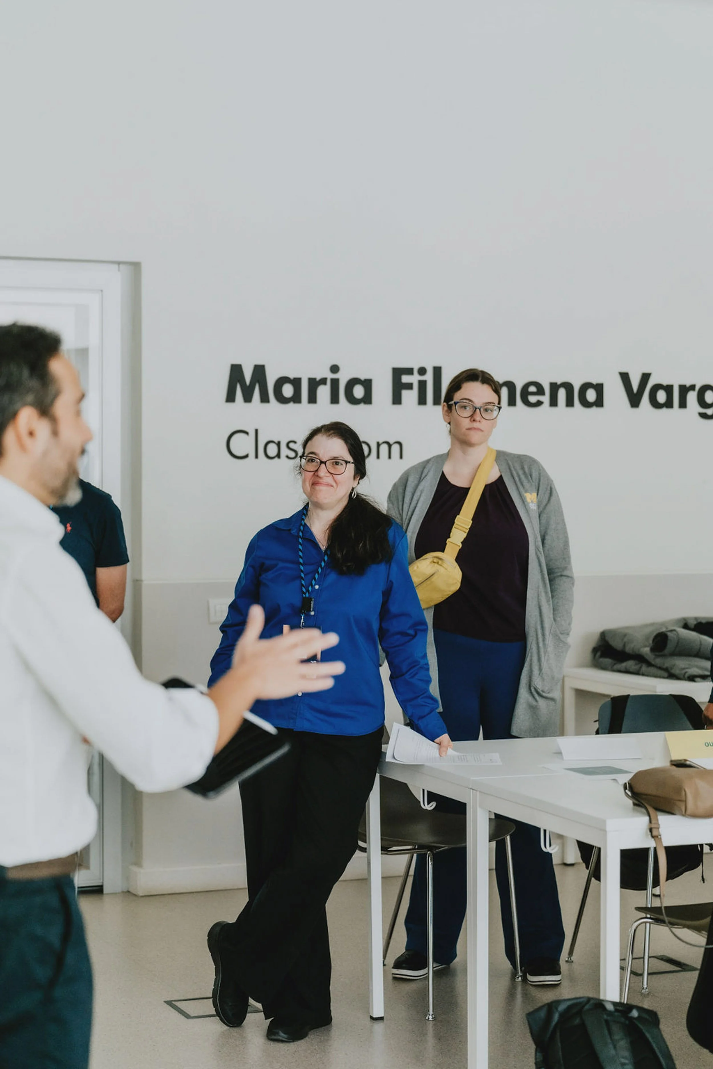 People paying attention