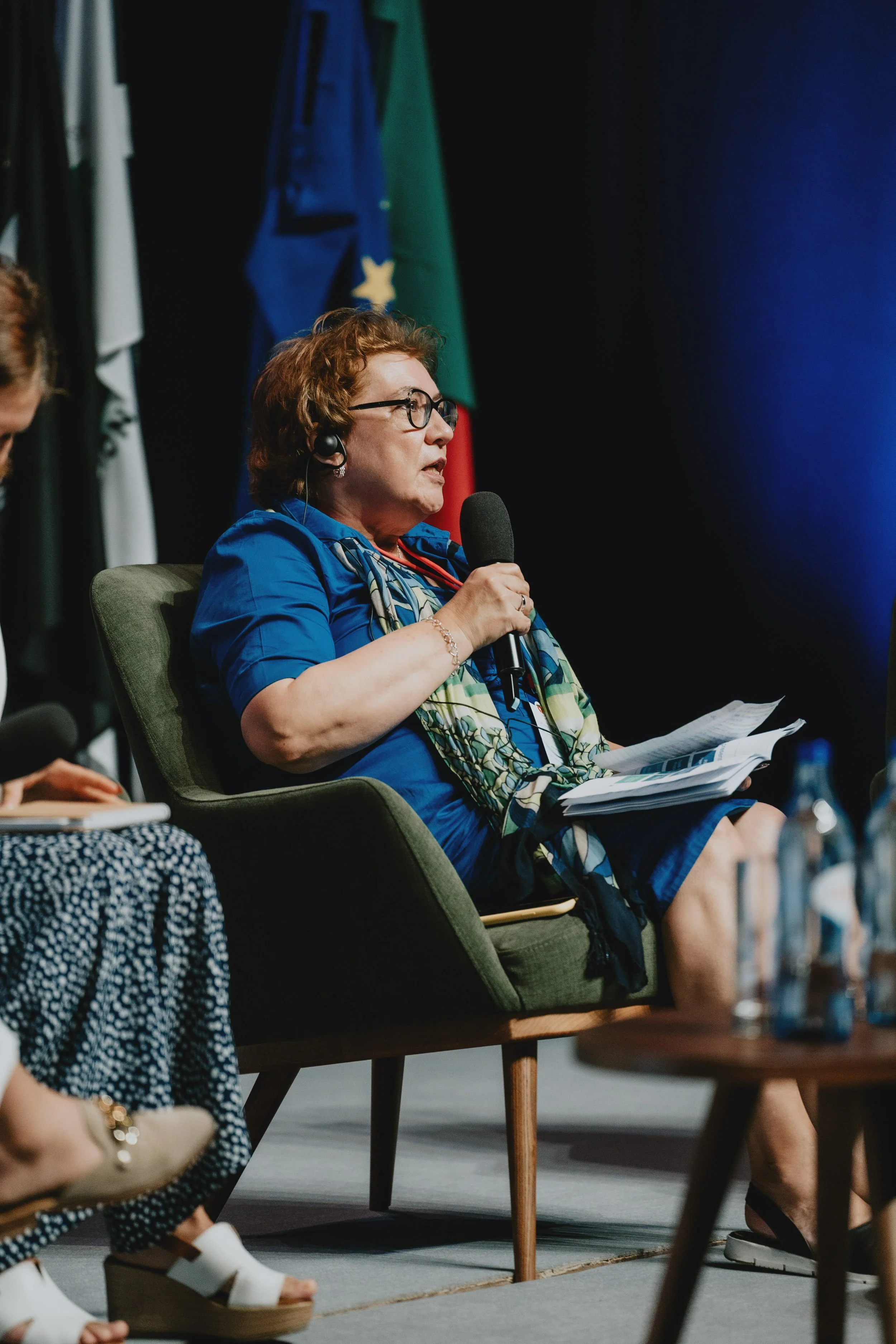 Female Speaker at a corporate event