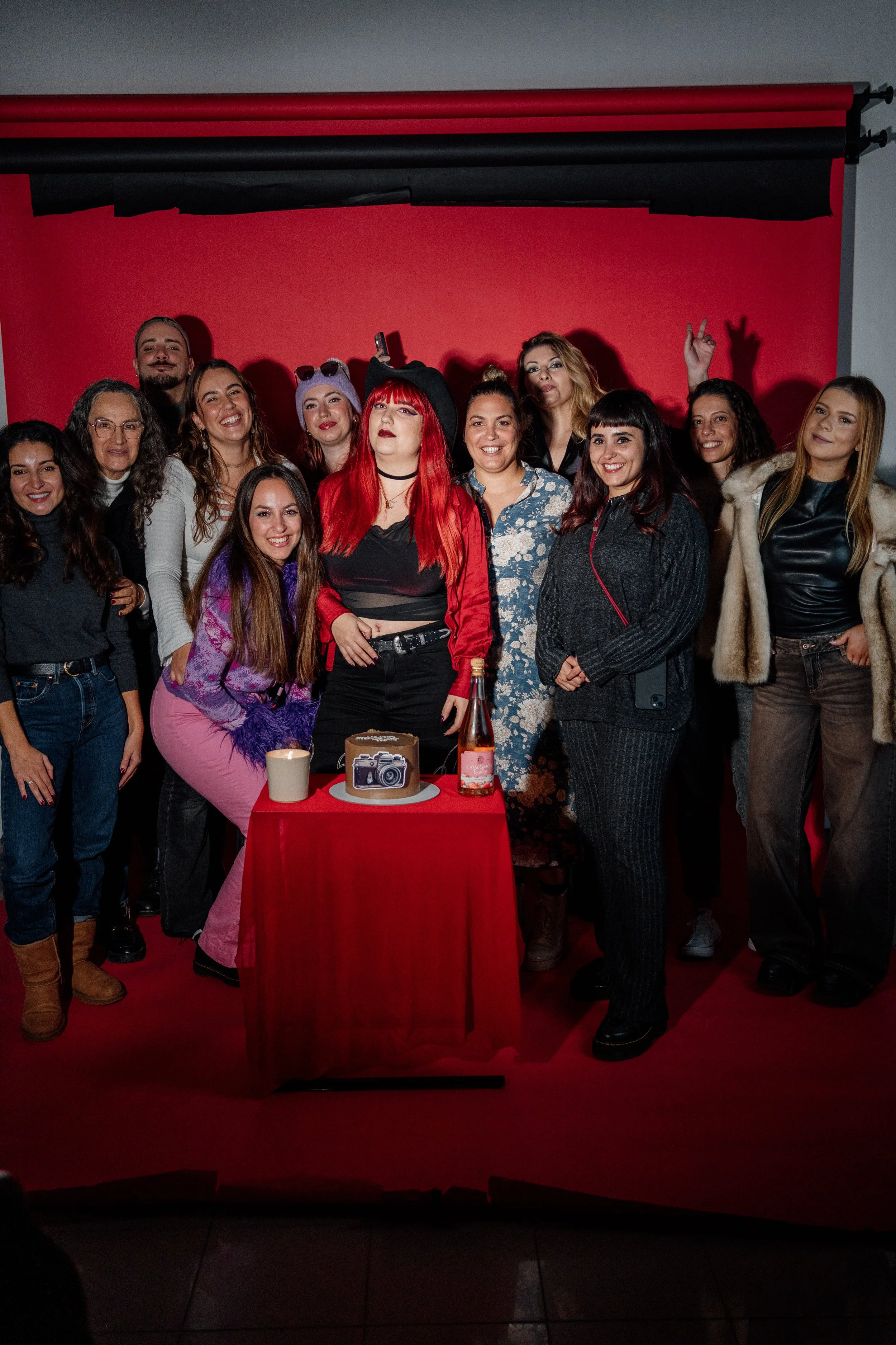 Event photography of a group of friends