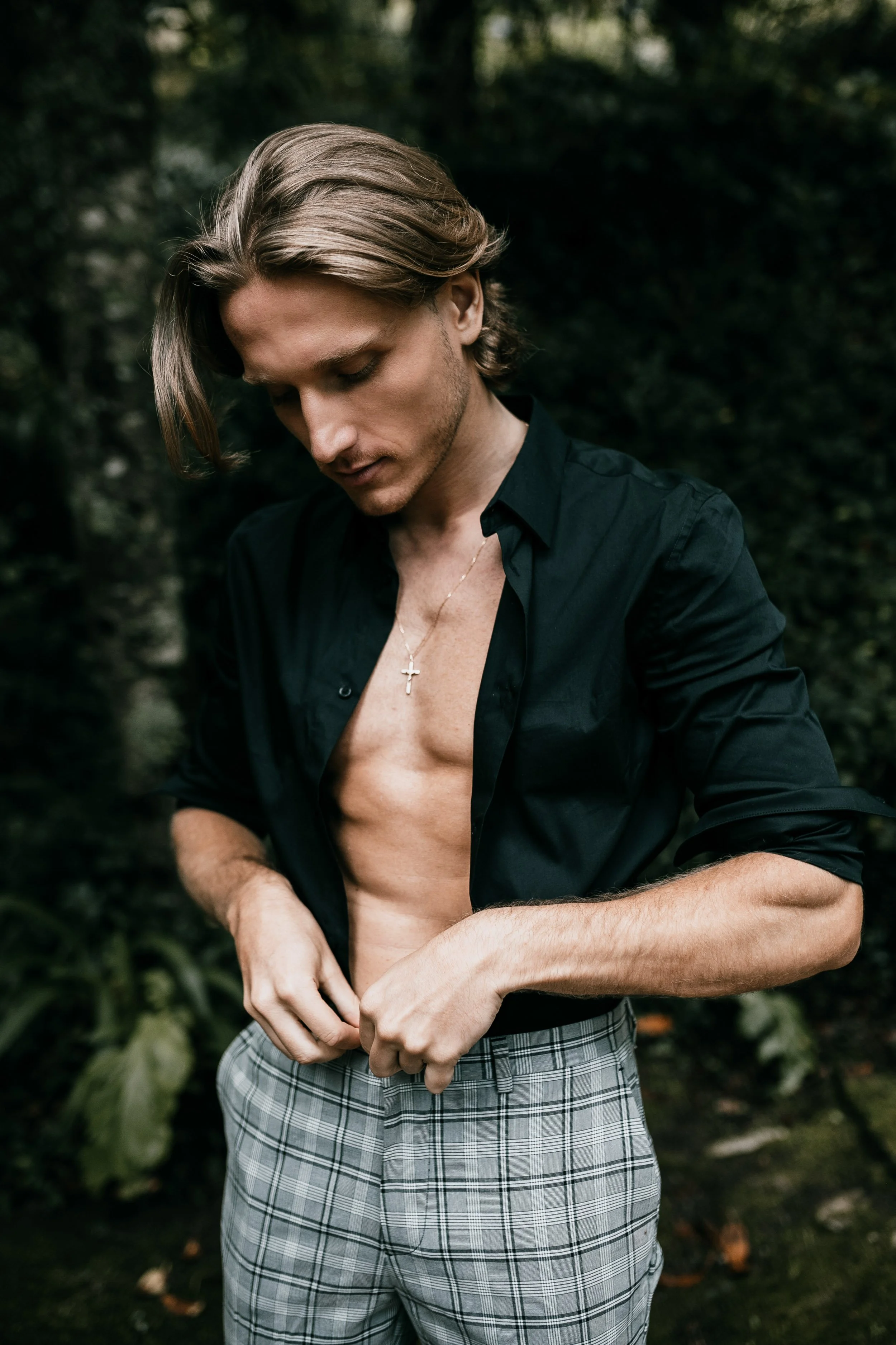 International model nature editorial