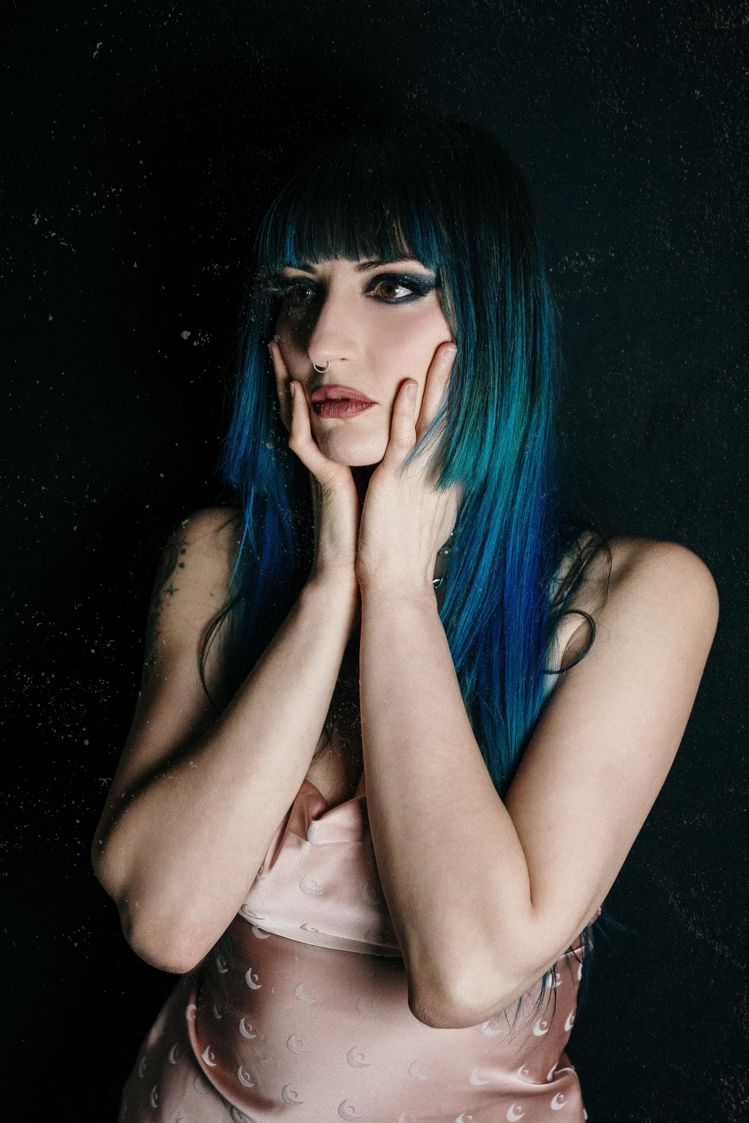 Conceptual female portrait exploring visual storytelling, emotion, and personal identity.