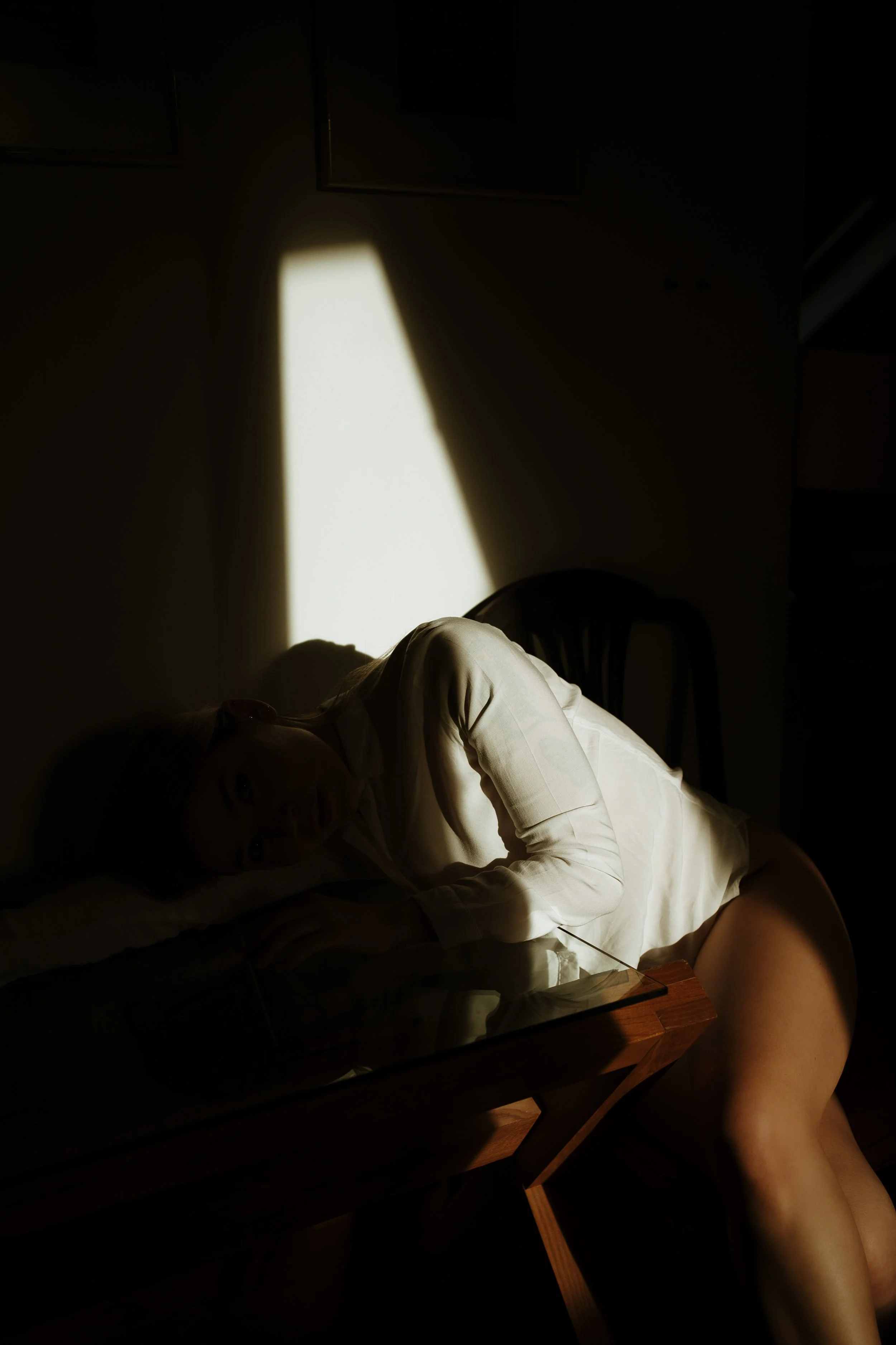 Artistic light play photo in Lisbon