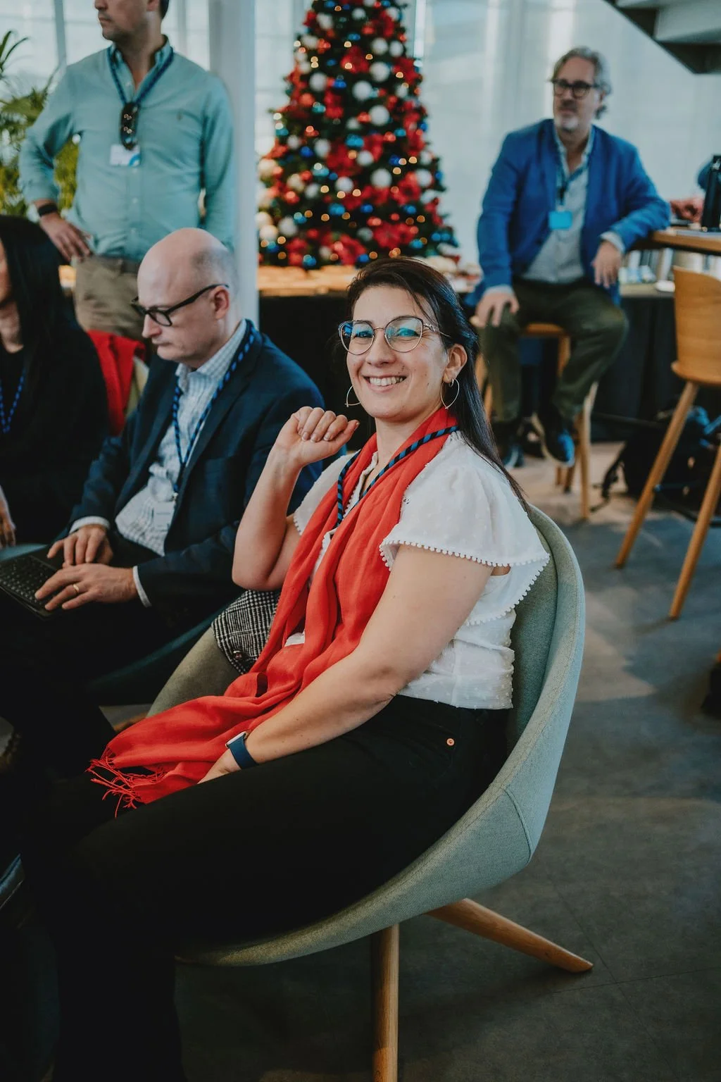 Portrait of a person at an event