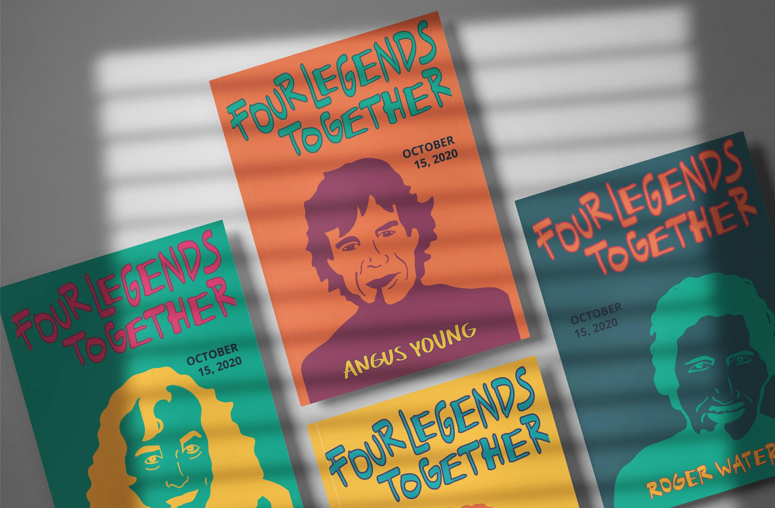 Four Legends Together