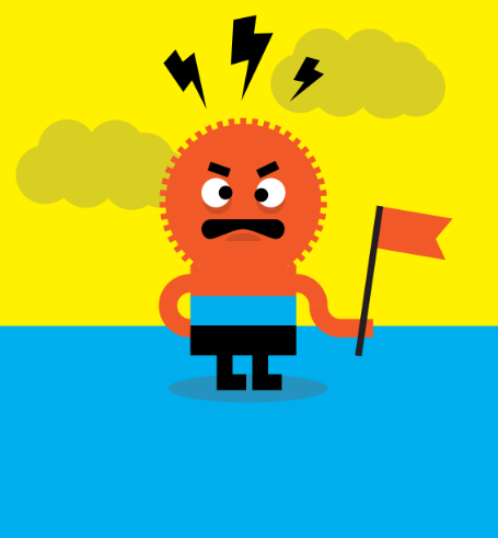 When “calm” is a four-letter word