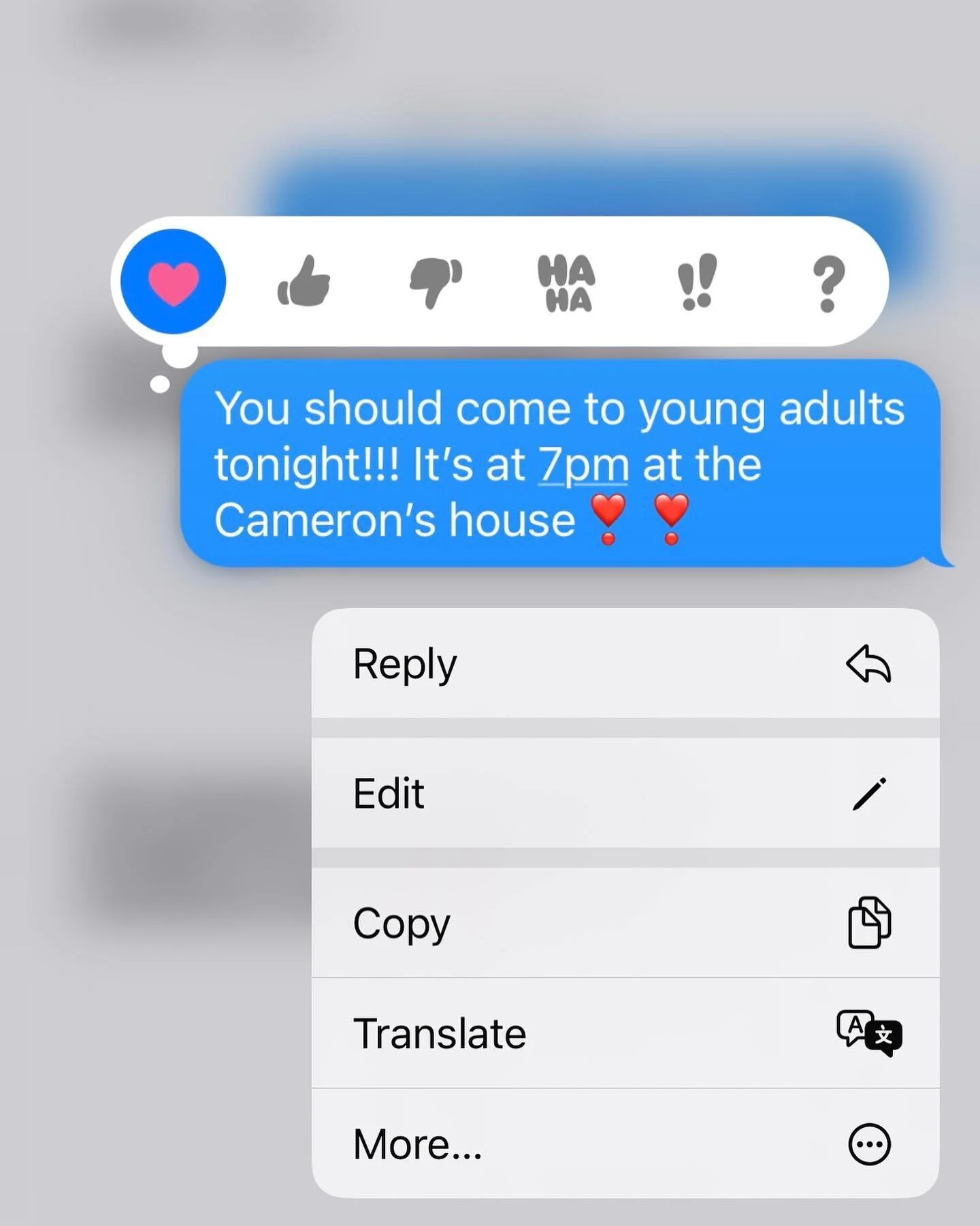 Invite someone to young adults tonight 💌 See you soon!❣️