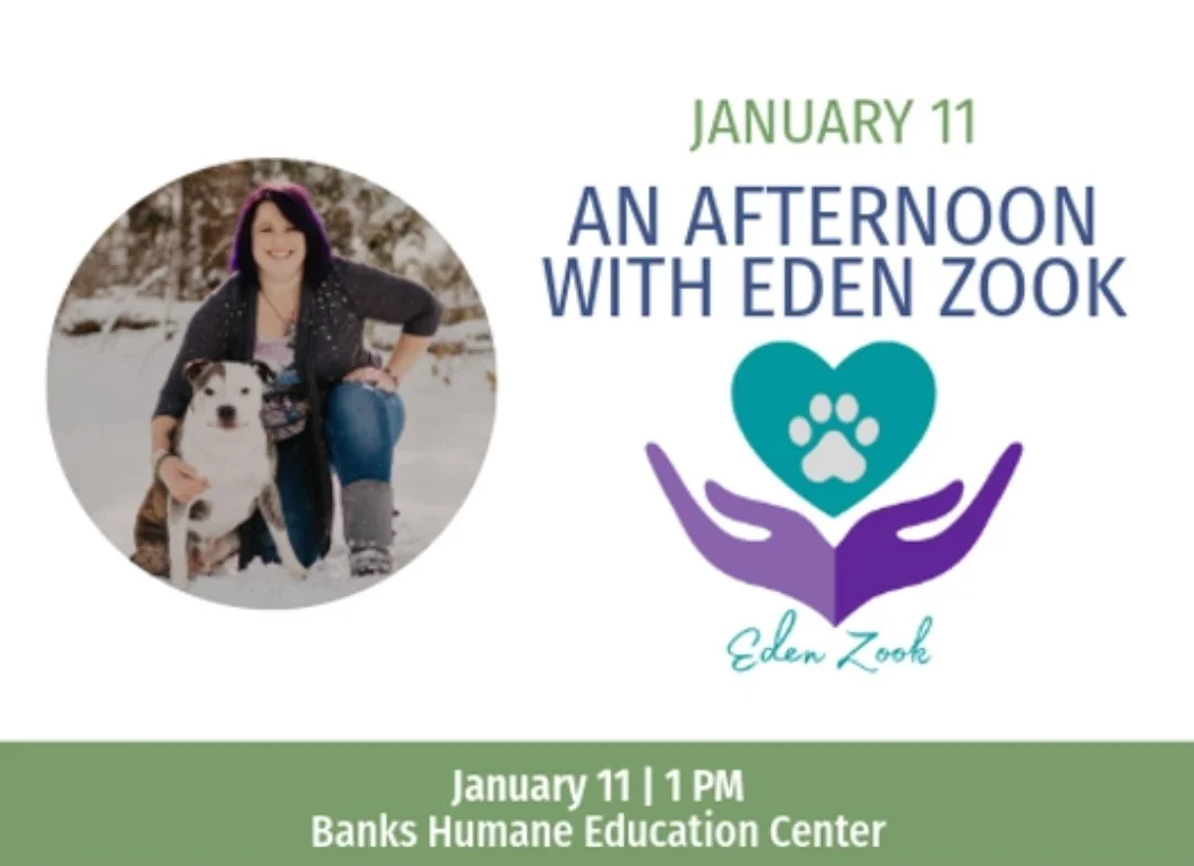 Pope Memorial SPCA Fundraiser Event- An Afternoon with Eden Zook