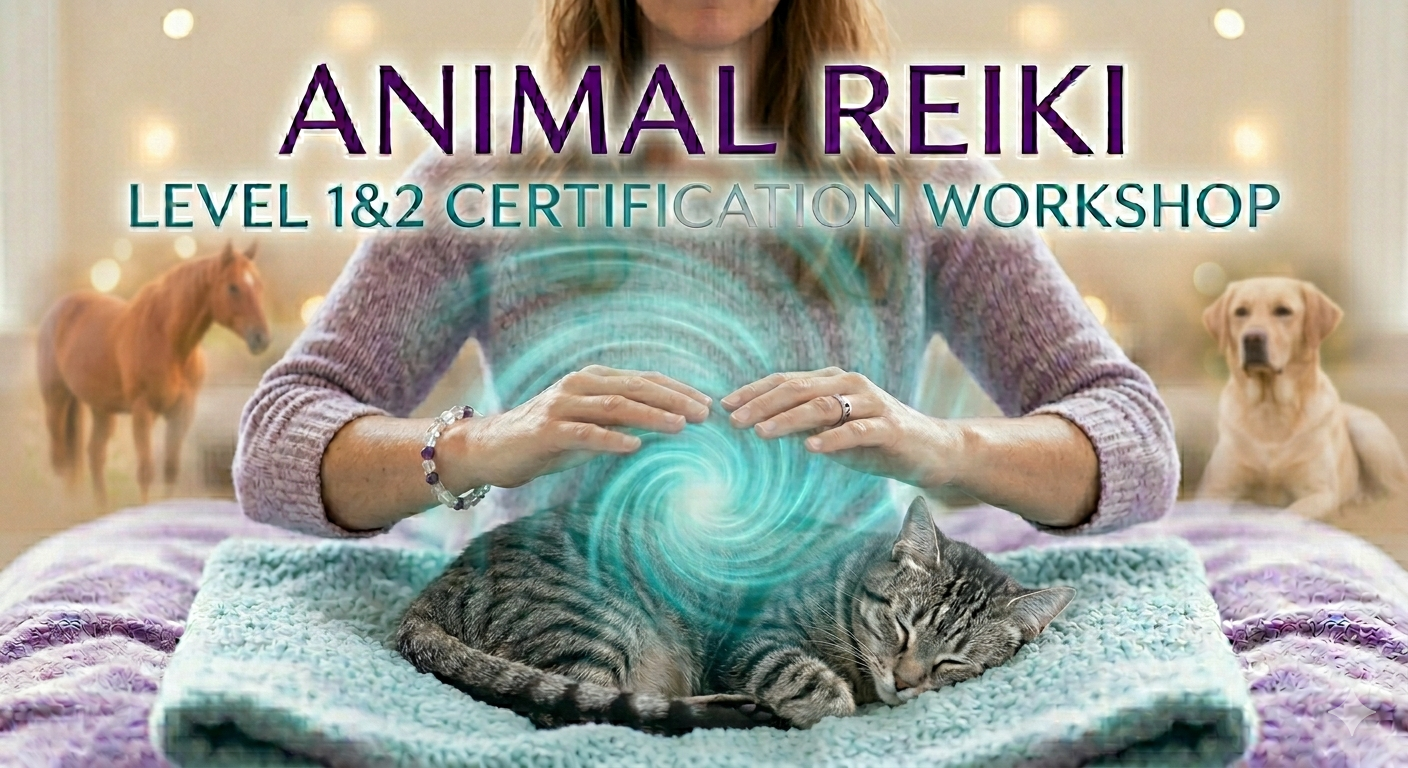 Animal Reiki Level 1 & 2 Workshop (2-day Workshop)