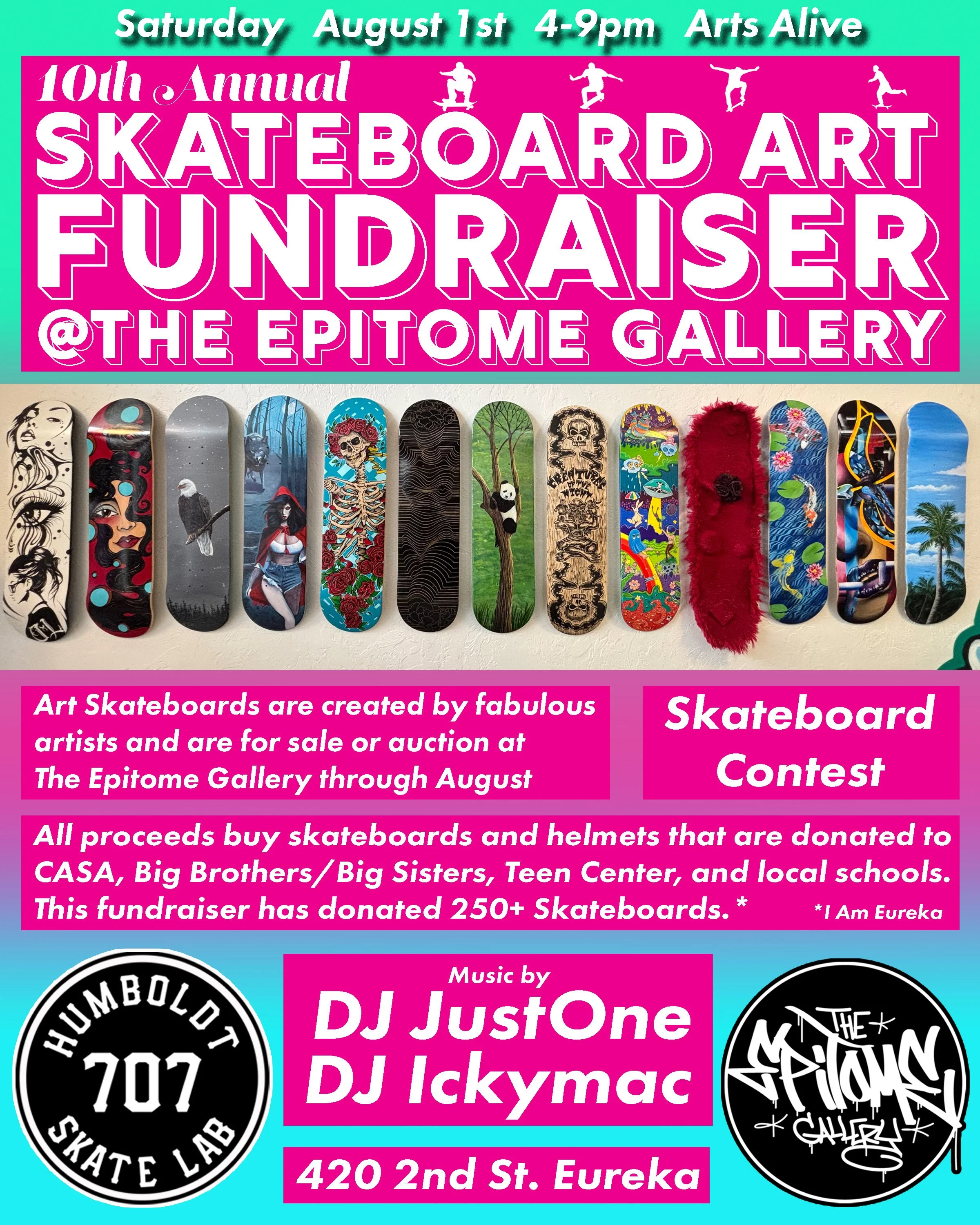 Skateboard Art Fundraiser