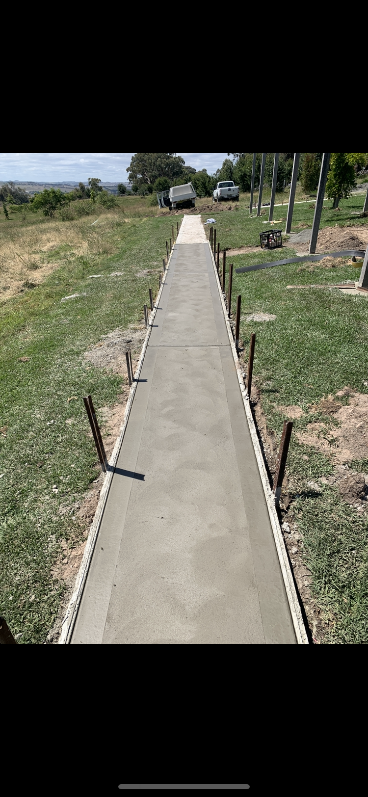 Around the house path 