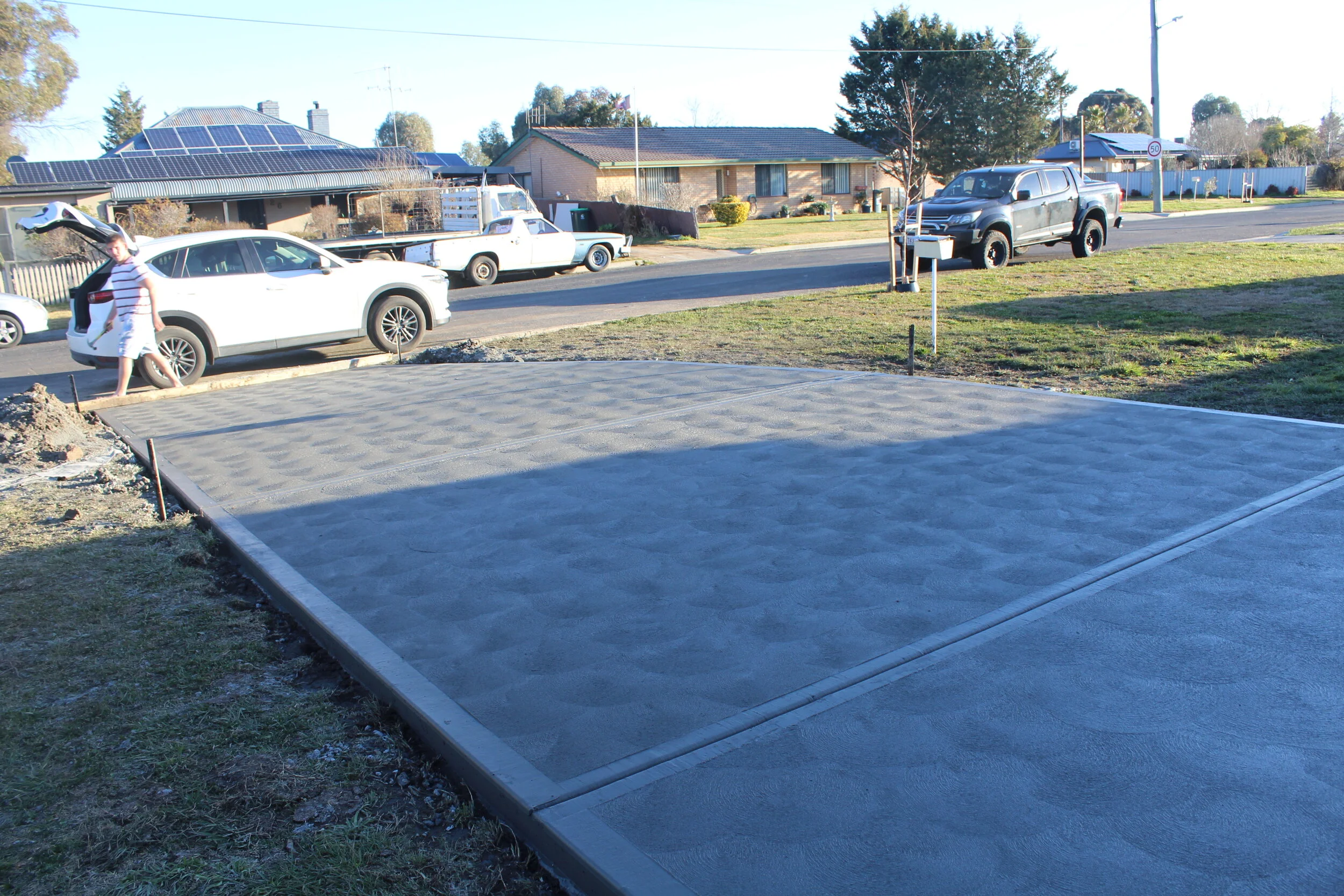 Driveway with extension in Terrey Hills