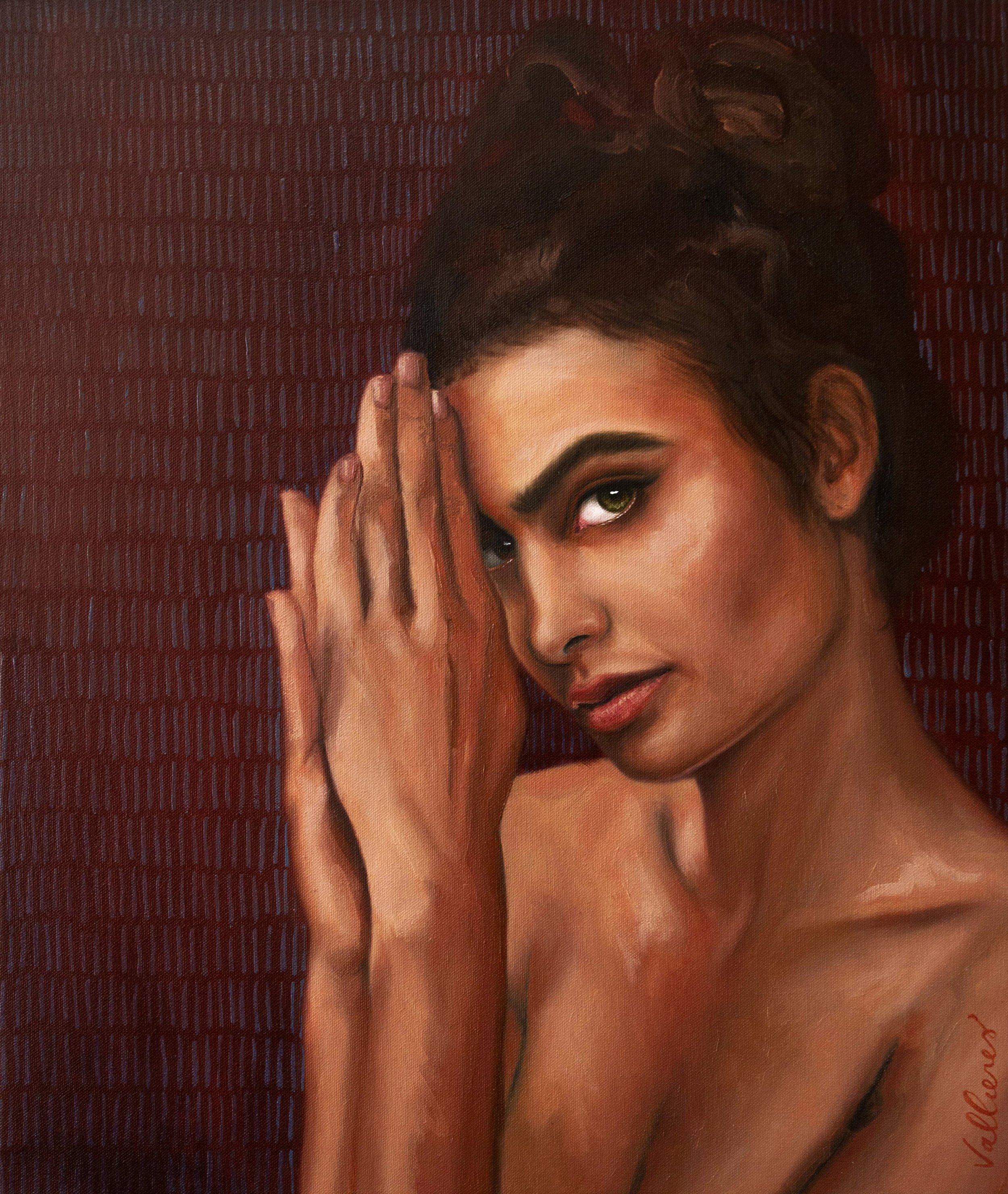 AmelieVallieres-She Who Knew (after MaryMagdalene)-Oil on Canvas-20X24.JPG
