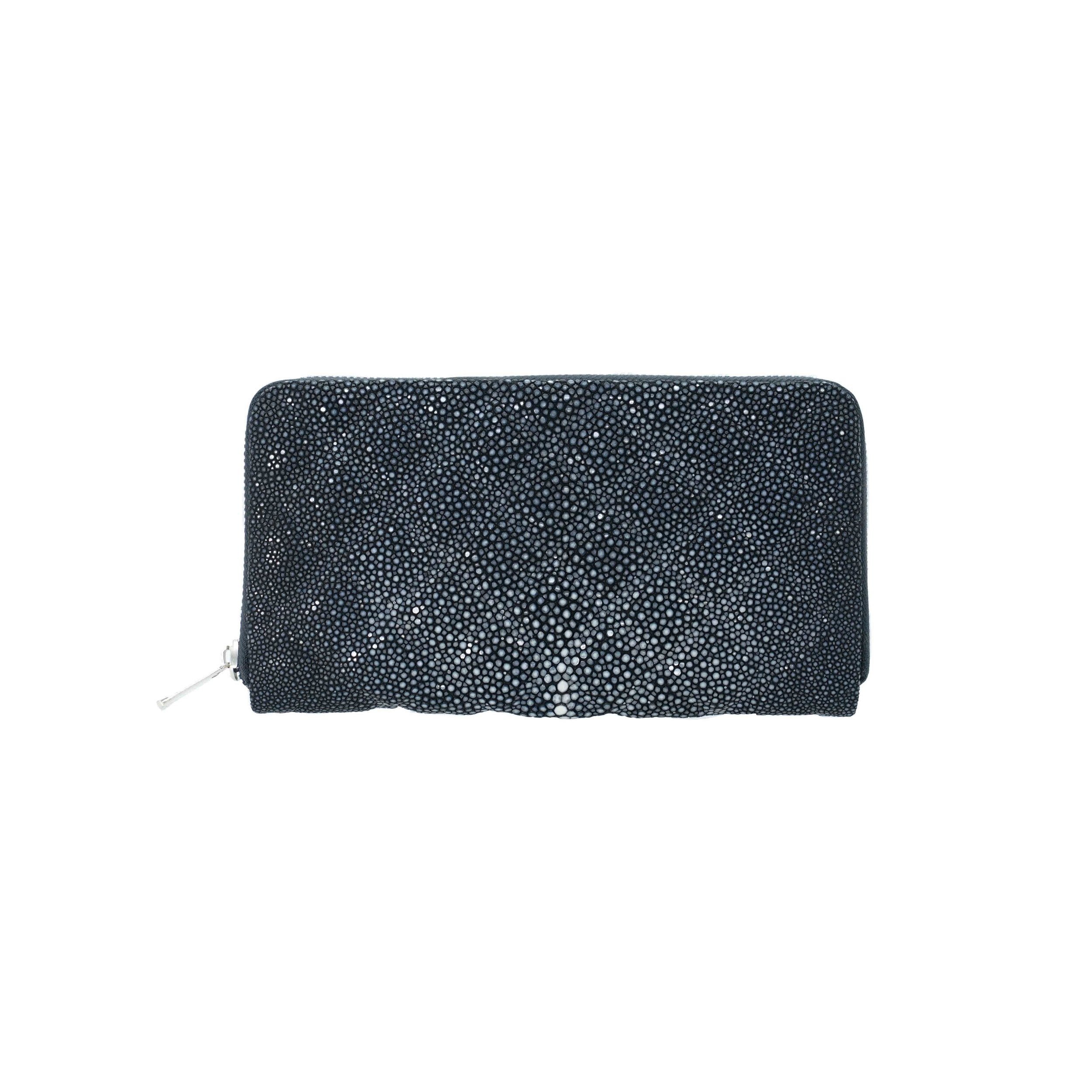 Long Wallet (Diamonds), Color: Black × Gray, New York