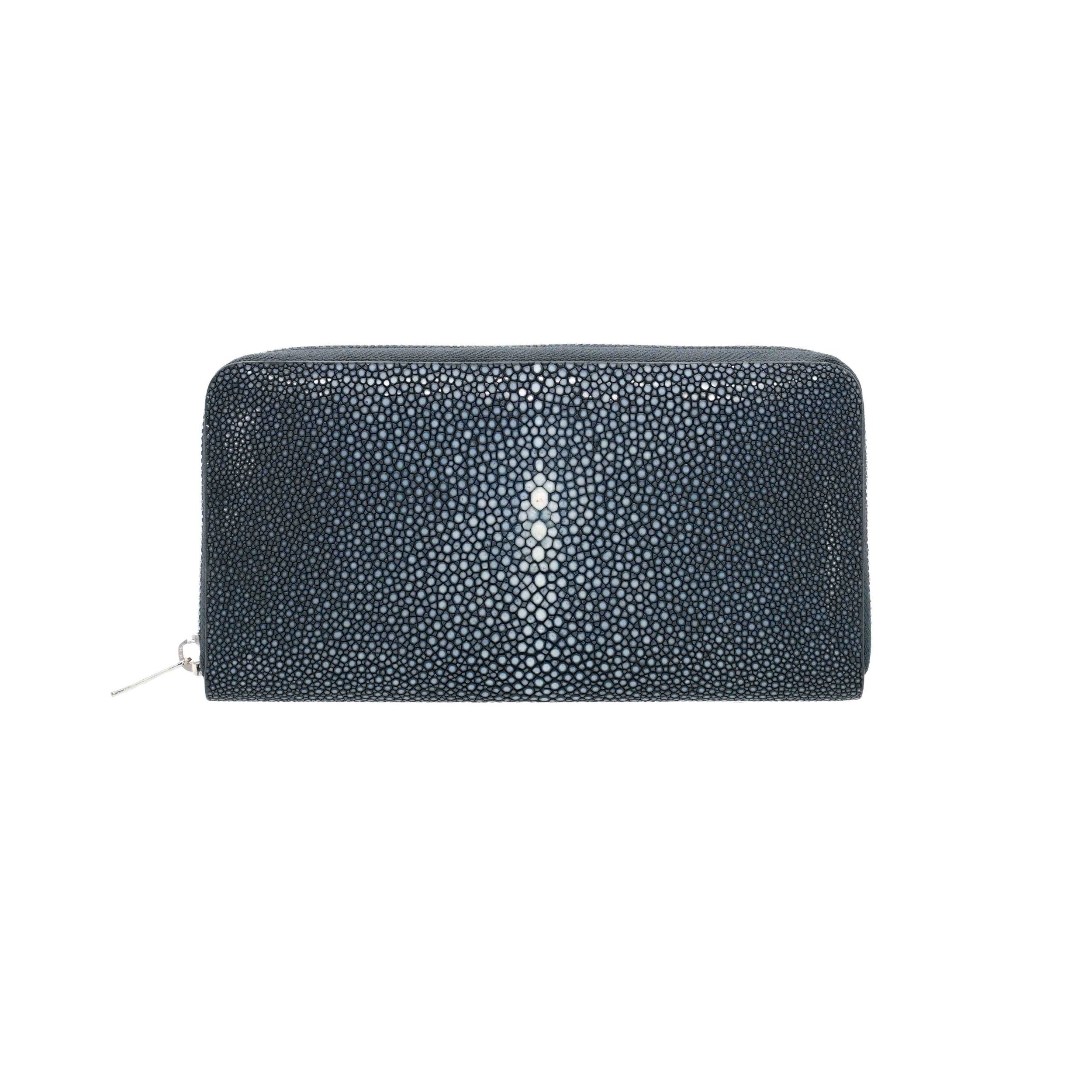 Long Wallet M, Color: Black × Gray, New York