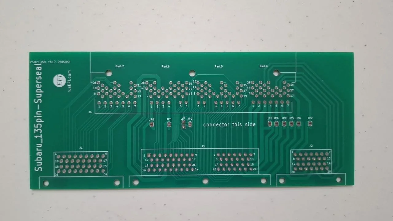 Subaru 135-pin Superseal adapter - connector side