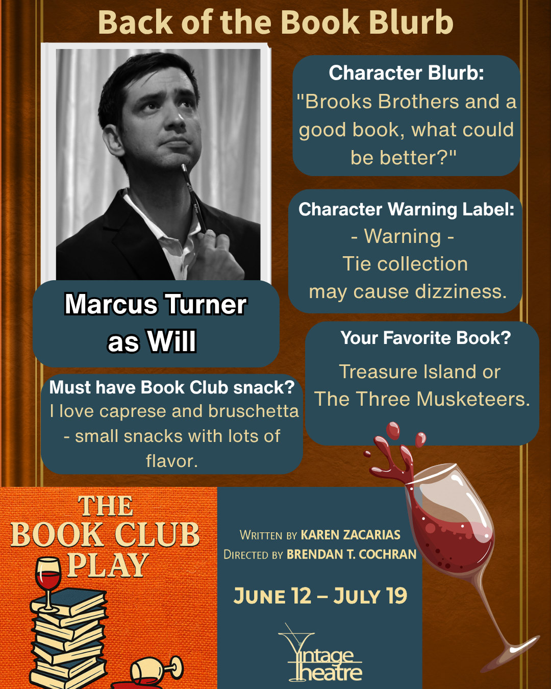 Back of The Book Blurb: Marcus Turner