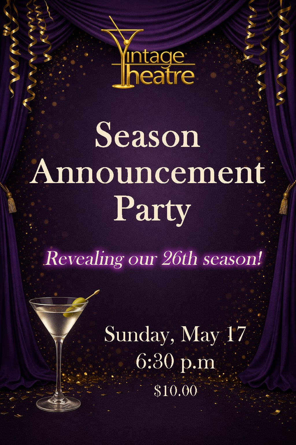 2026/2027 Season Announcement