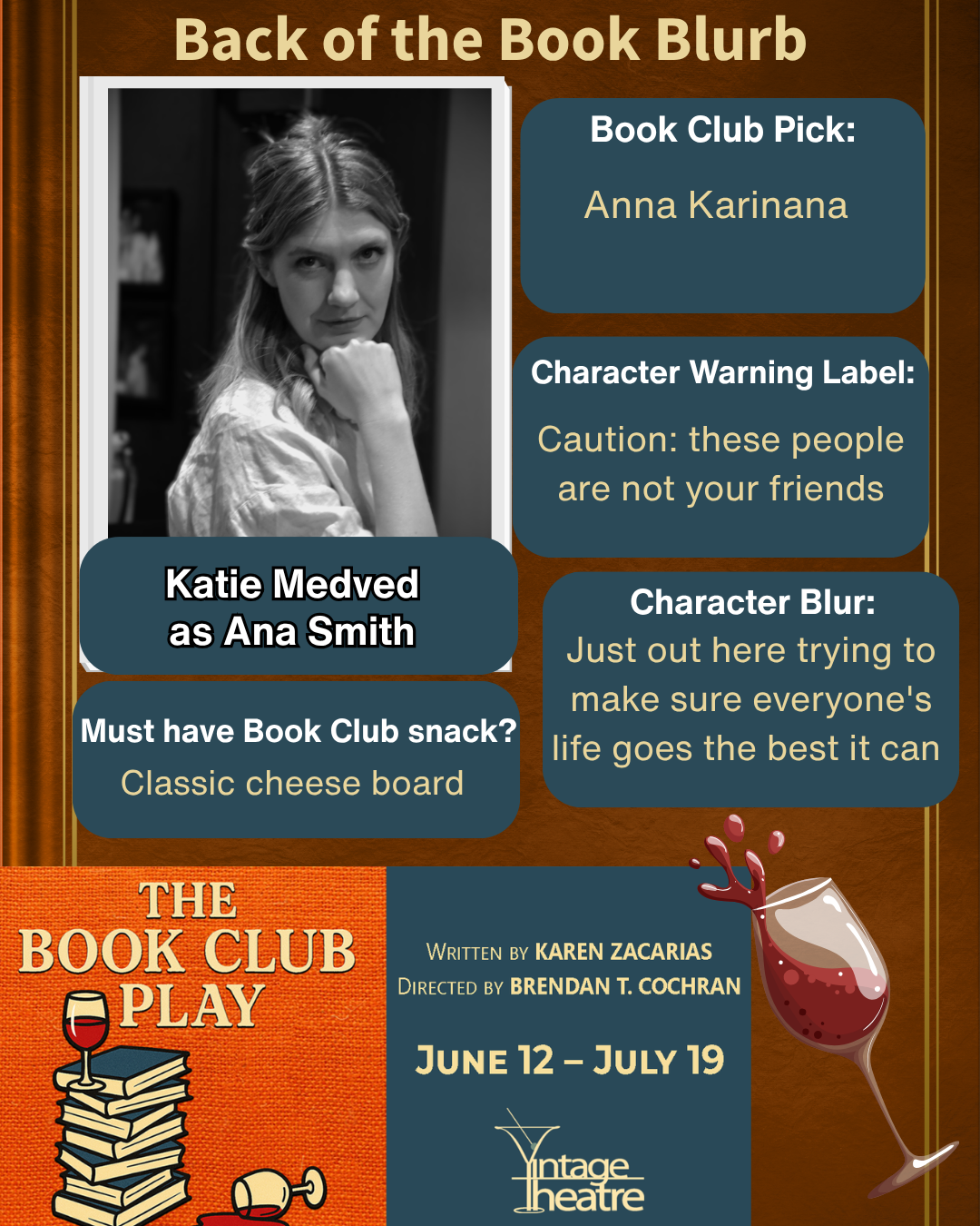 Back of The Book Blurb: Katie Medved