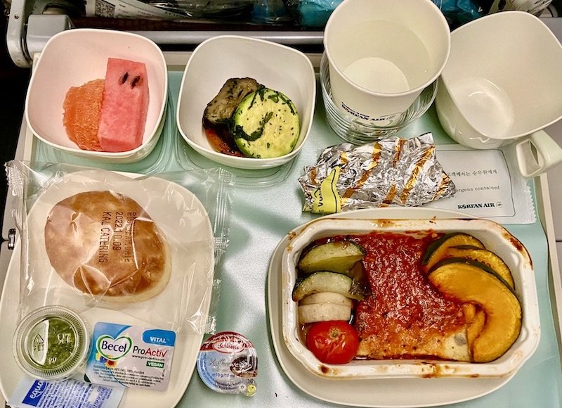 Korean Air s Vegan Meal Options Review Korean Air s Vegan Meal Options Review