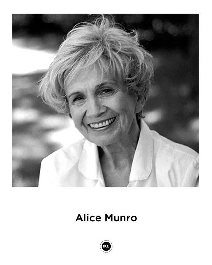 ***
&ldquo;I want the reader to feel something is astonishing. Not the &lsquo;what happens,&rsquo; but the way everything happens. These long short story fictions do that best, for me.&rdquo;
&mdash;Alice Munro

Alice Munro is a Canadian short story 