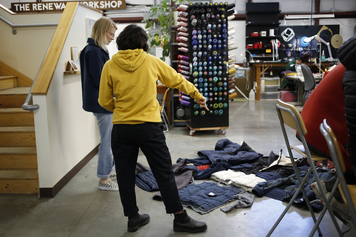 The North Face Renewal Residency sorting garments.png